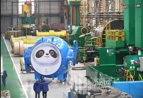 重165噸！哈電版“冰墩墩——豐寧抽水蓄能機組球閥